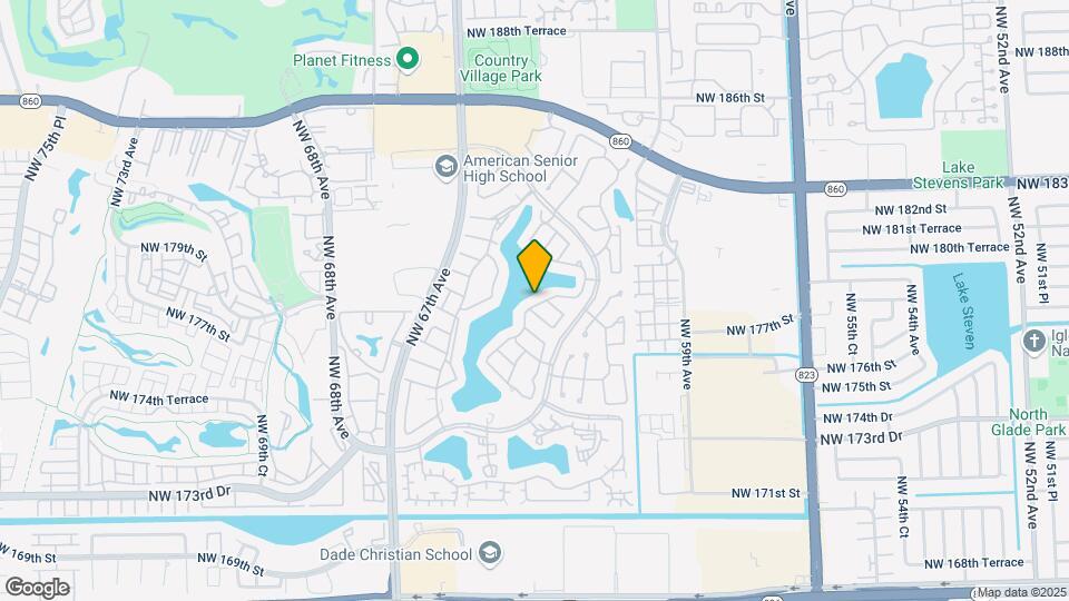 17544 NW 63rd Ct Map and Location Details