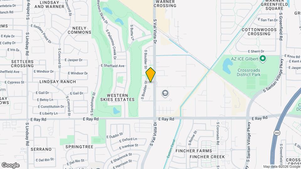 1576 E Orchid Ct Map and Location Details
