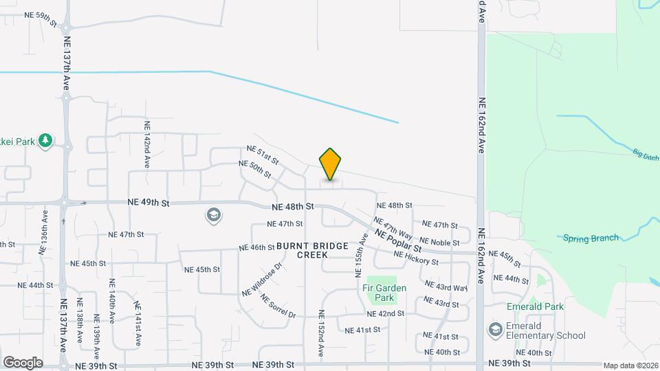 15210 NE 50th St Map and Location Details