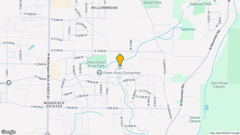 1993 N 775 E Map and Location Details