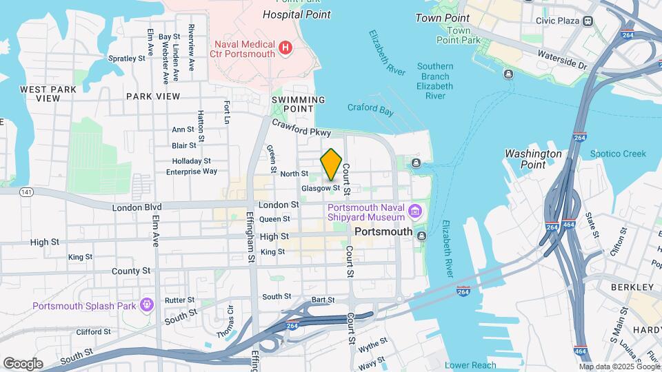 416 Glasgow St, Unit A Map and Location Details