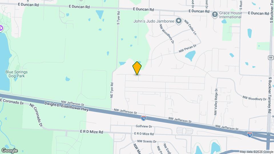 1601 NW Hilltop Ln Mapa y Detalles de la Ubicación