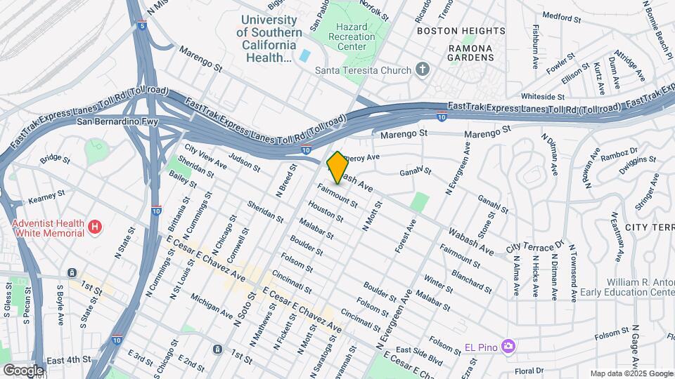 2441 Fairmount St Map and Location Details