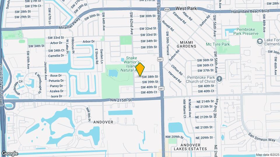 6124 SW 38th St Map and Location Details