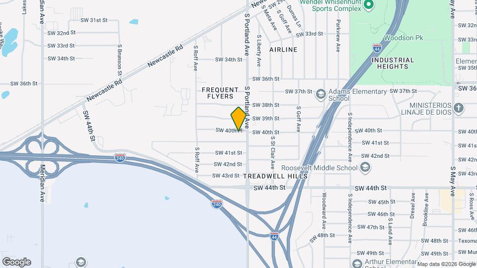 3704 SW 40th Pl Map and Location Details