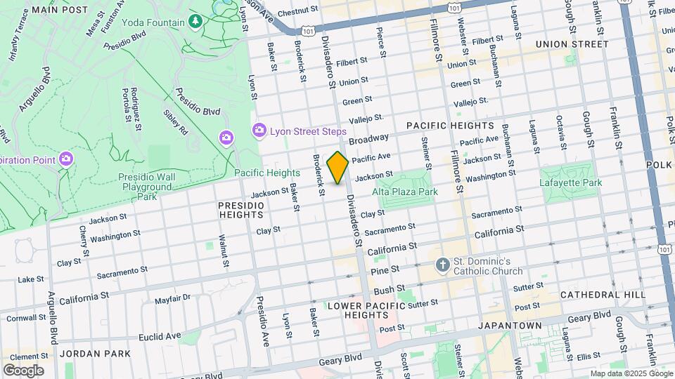 2819 Jackson St Map and Location Details
