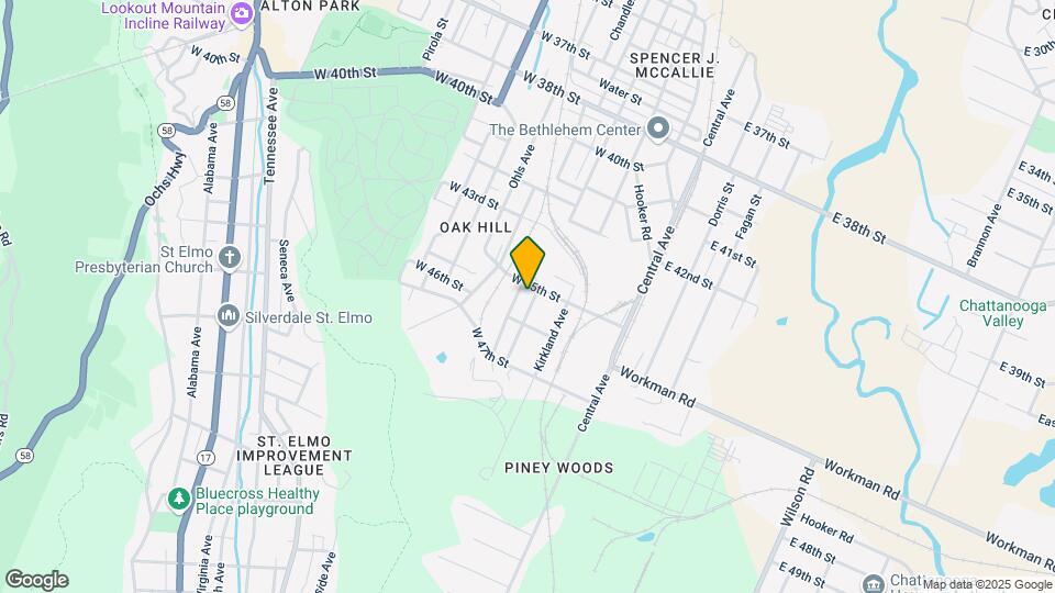 4509 Highland Ave Map and Location Details