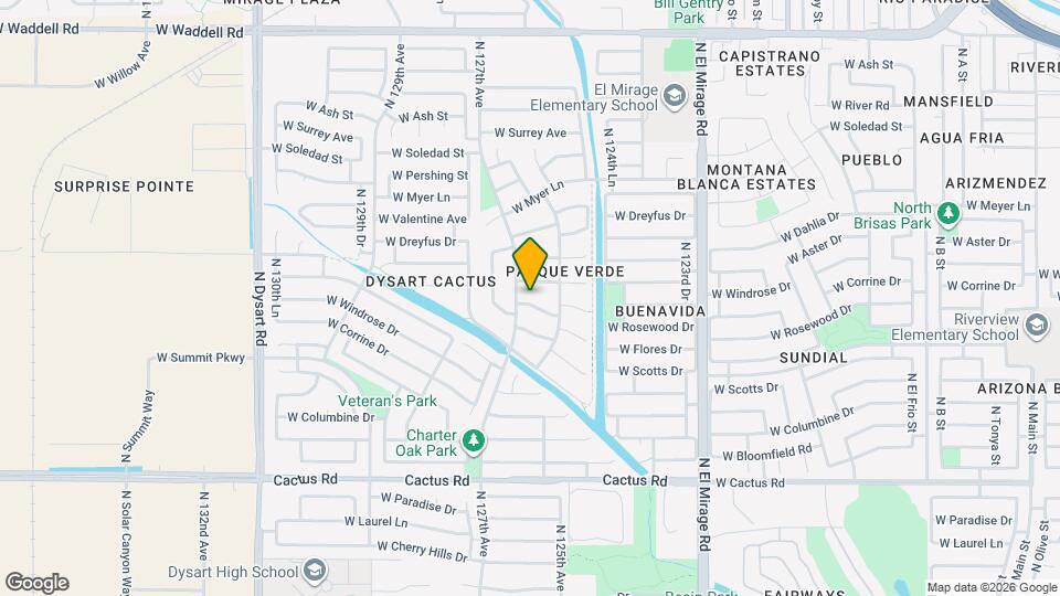 12622 W Corrine Dr Map and Location Details