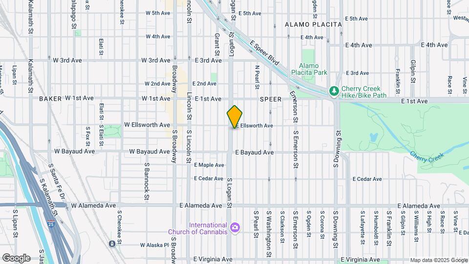 20 S Logan St Mapa y Detalles de la Ubicación
