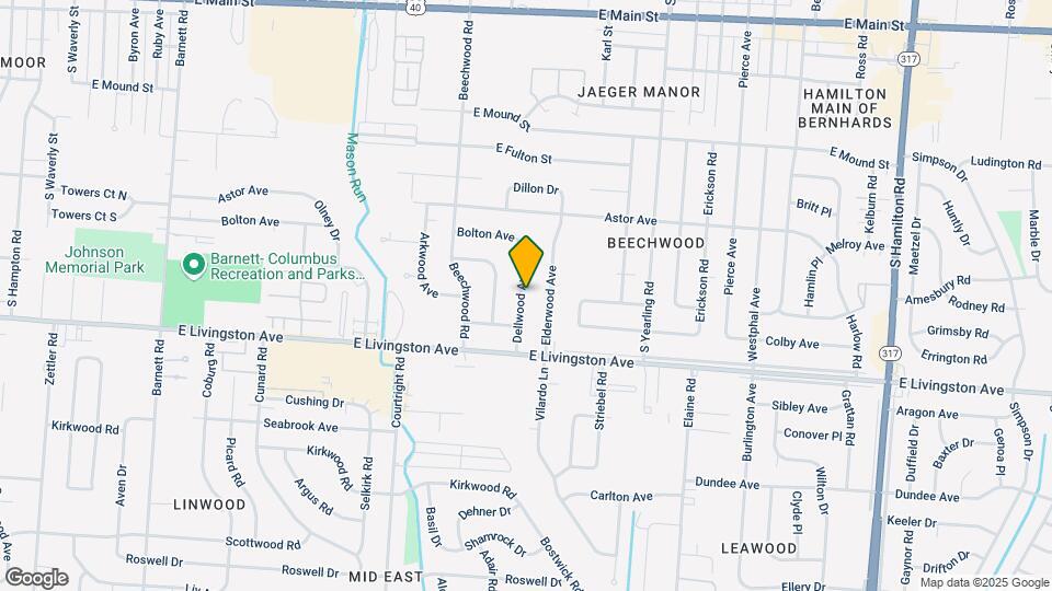 1274 Dellwood Ave Map and Location Details