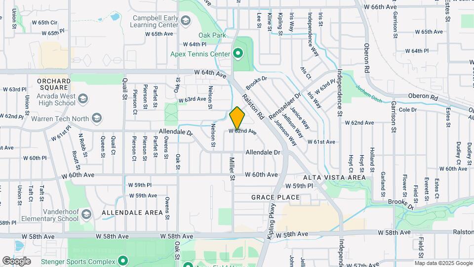 10334 W 62nd Ave Map and Location Details