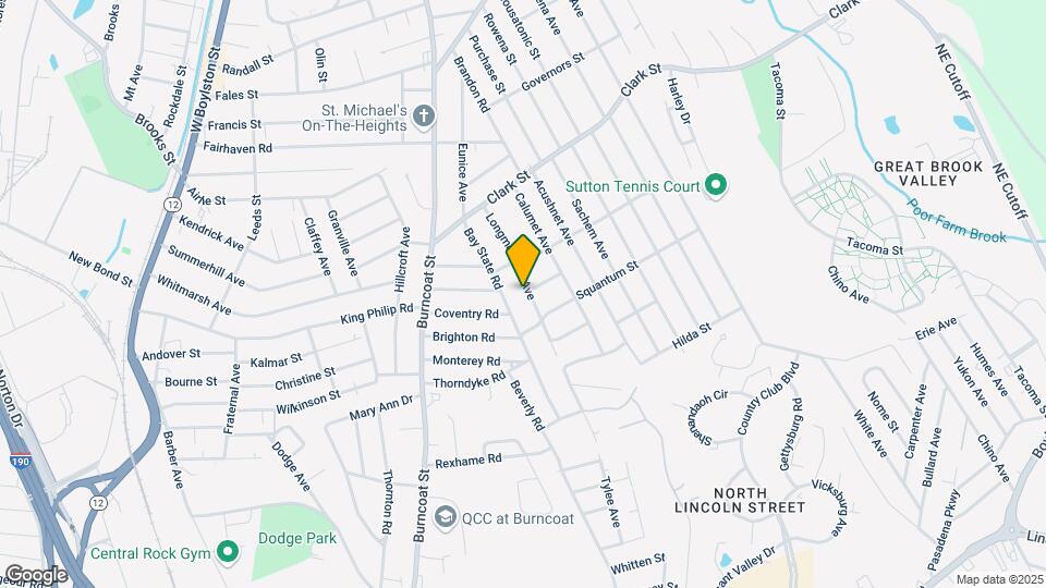 34 Longmeadow Ave Map and Location Details