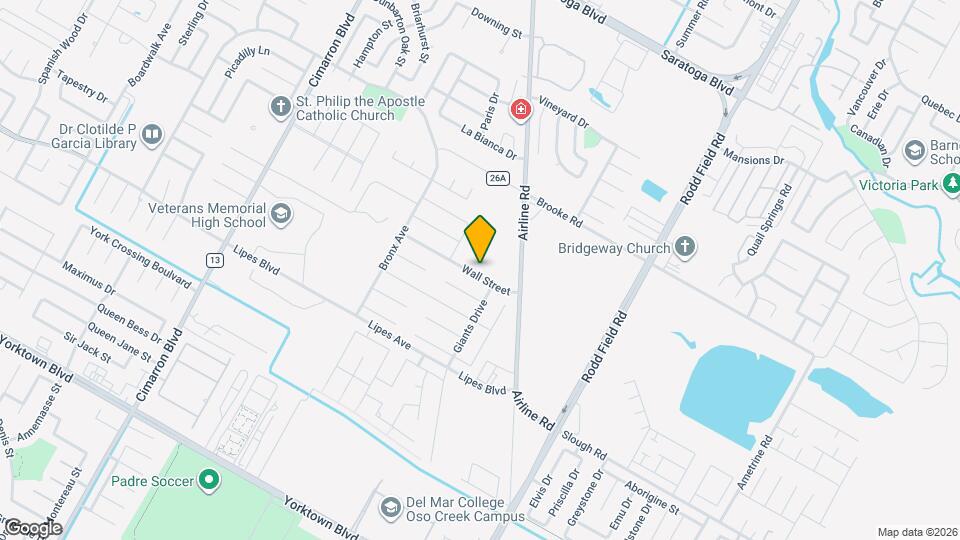 6822 Wall Street Map and Location Details