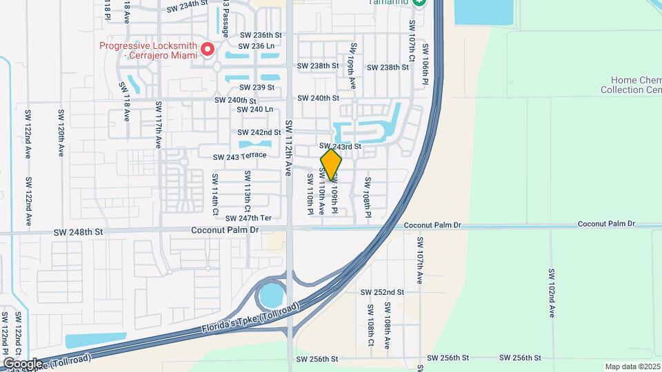 24520 SW 109th Pl Mapa y Detalles de la Ubicación