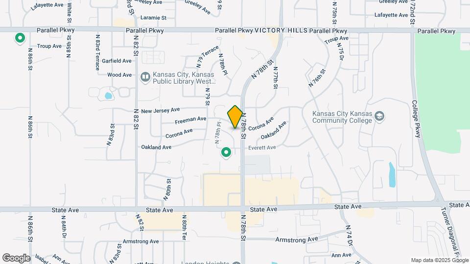 7848 Oakland Ave Map and Location Details