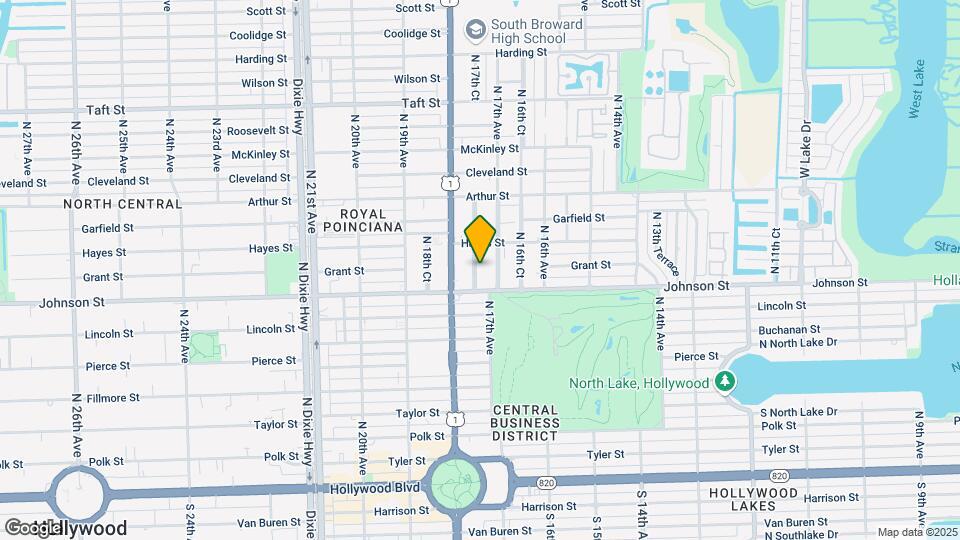 921 N 17th Ct Map and Location Details