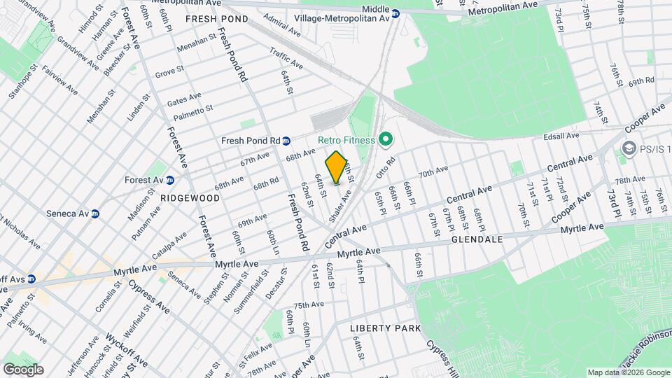 69-22 64th Pl Map and Location Details