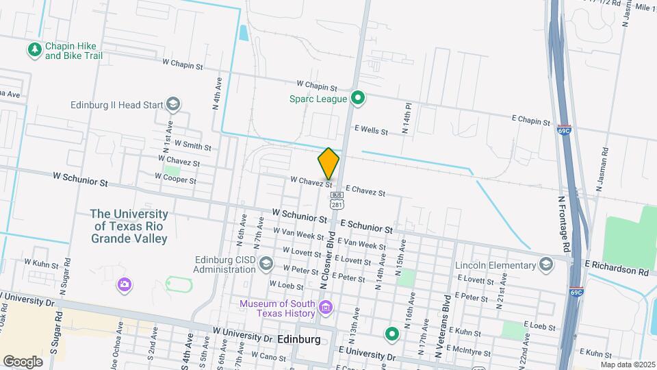 18 W Chavez St Map and Location Details