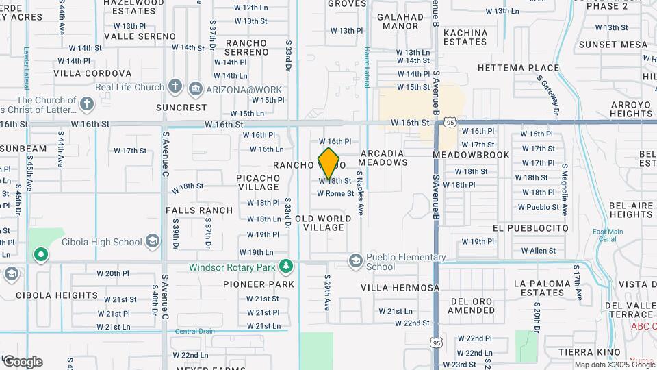 3127 W 18th St Map and Location Details