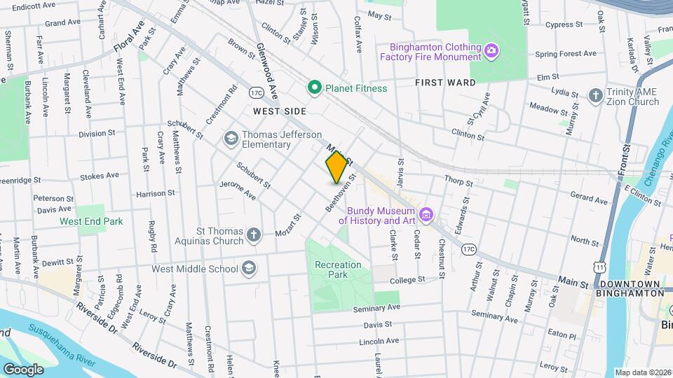 139 Beethoven St, Unit 7 Map and Location Details