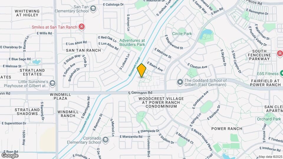 3927 S Napa Ln Map and Location Details
