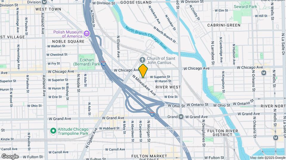 722 N Morgan St Map and Location Details