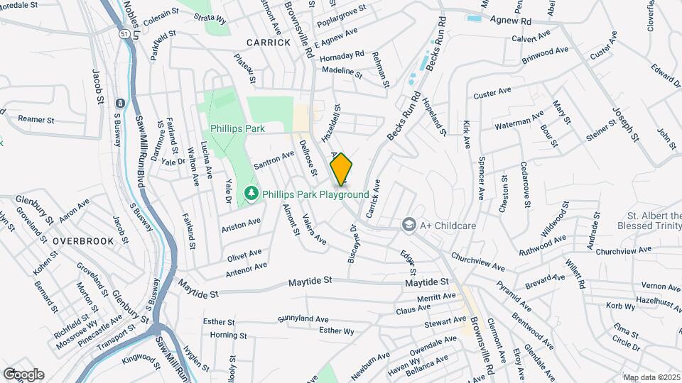 2325-2331 Brownsville Rd Mapa y Detalles de la Ubicación