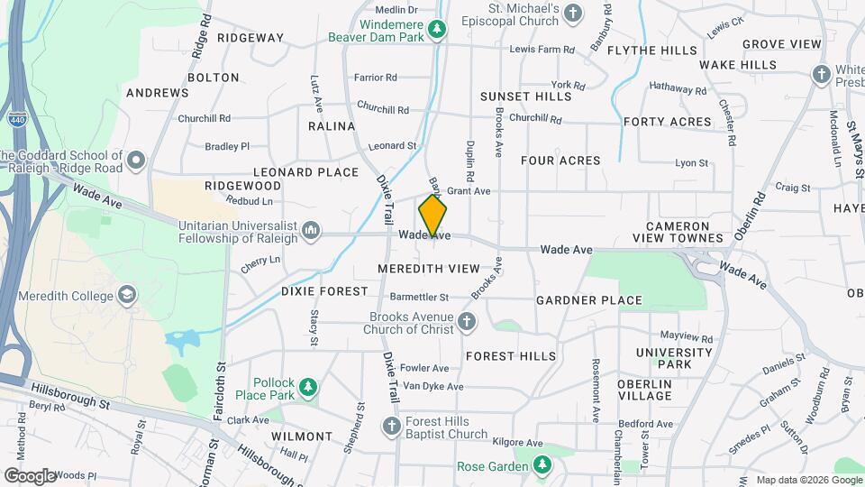 1105 Banbury Woods Pl Map and Location Details