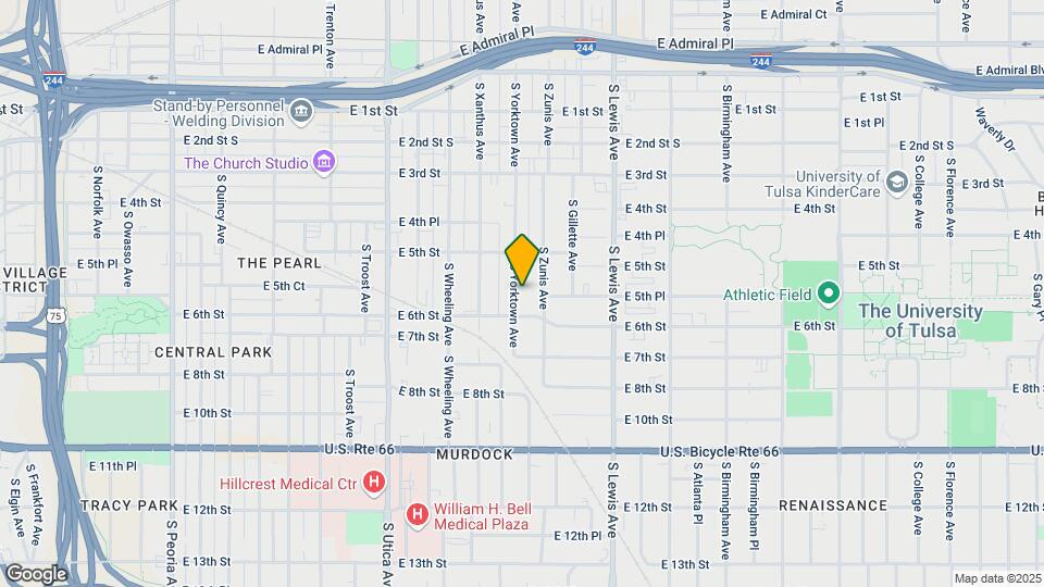 537 S Yorktown Ave Map and Location Details