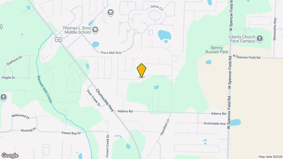 3889 Ranch Rd Map and Location Details