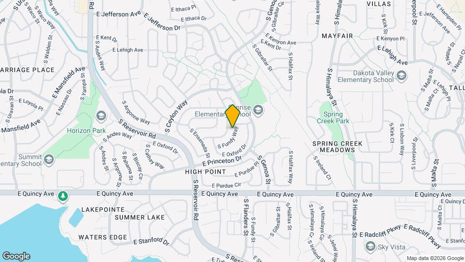 4015 S Fundy Way Map and Location Details