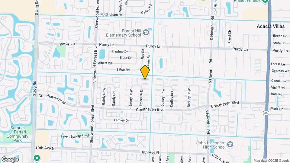 2522 Emory Dr E Map and Location Details