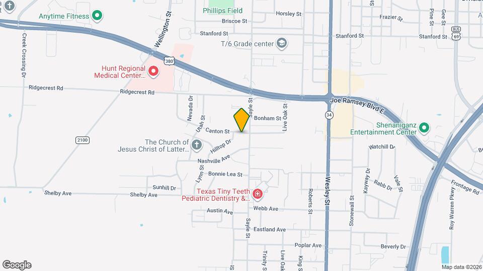 3305 Canton St Map and Location Details