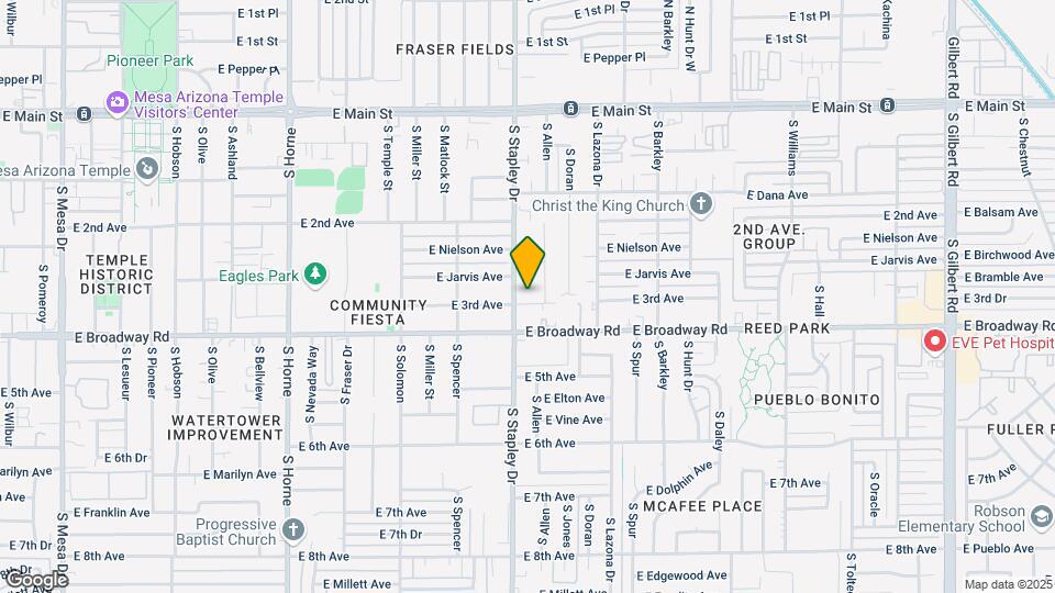 327 S Stapley St Map and Location Details