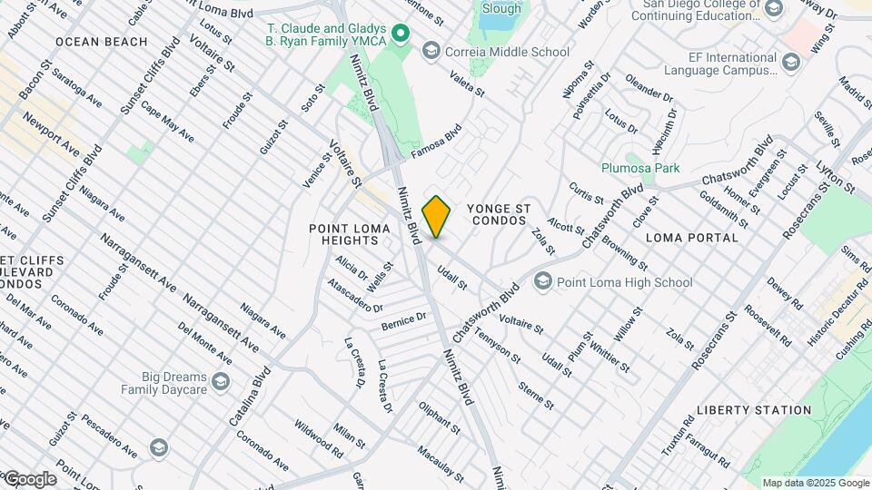 3835 Voltaire St Map and Location Details
