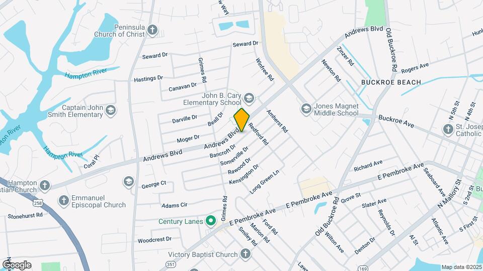 1923 Bancroft Dr Map and Location Details