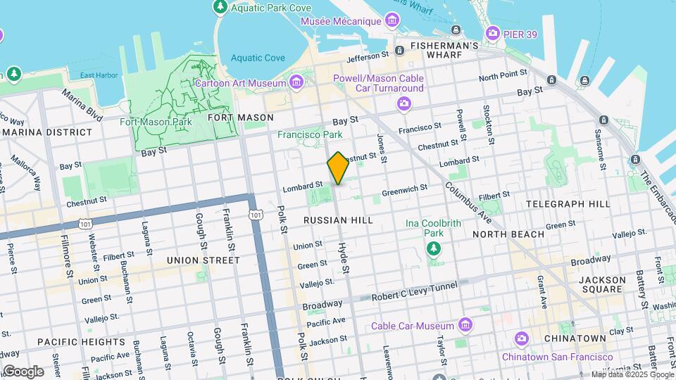 2240 Hyde St Map and Location Details