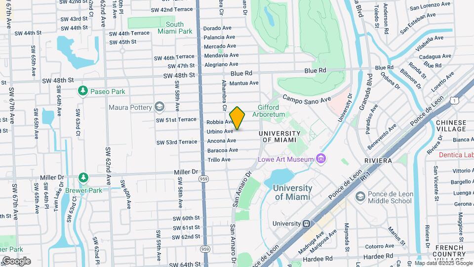 1452 Urbino Ave Map and Location Details