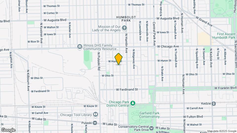 636 N Avers Ave Map and Location Details