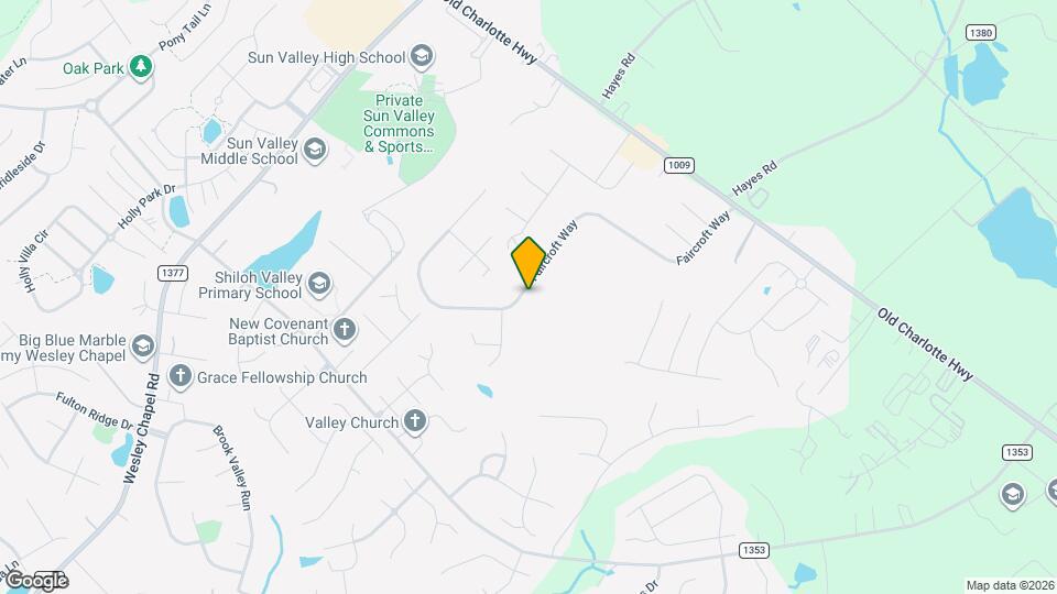 2808 Faircroft Way Mapa y Detalles de la Ubicación