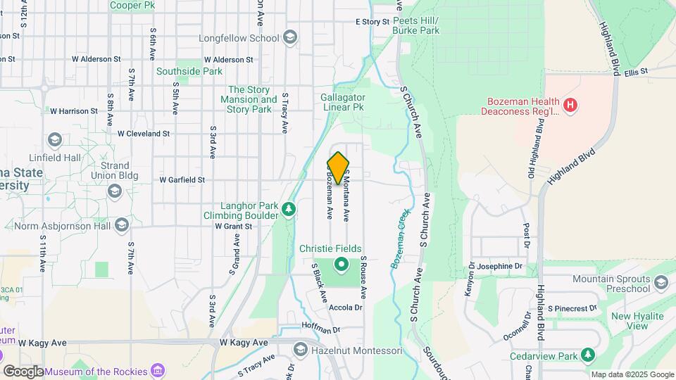 1208 S Bozeman Ave Mapa y Detalles de la Ubicación