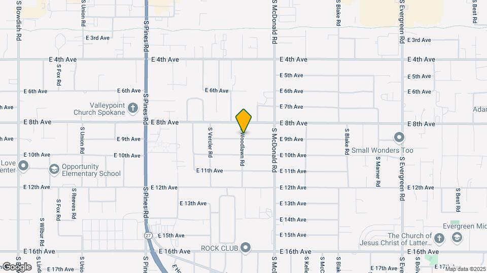325 S Woodlawn Rd Map and Location Details