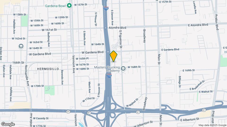 16709 S Denver Ave Map and Location Details