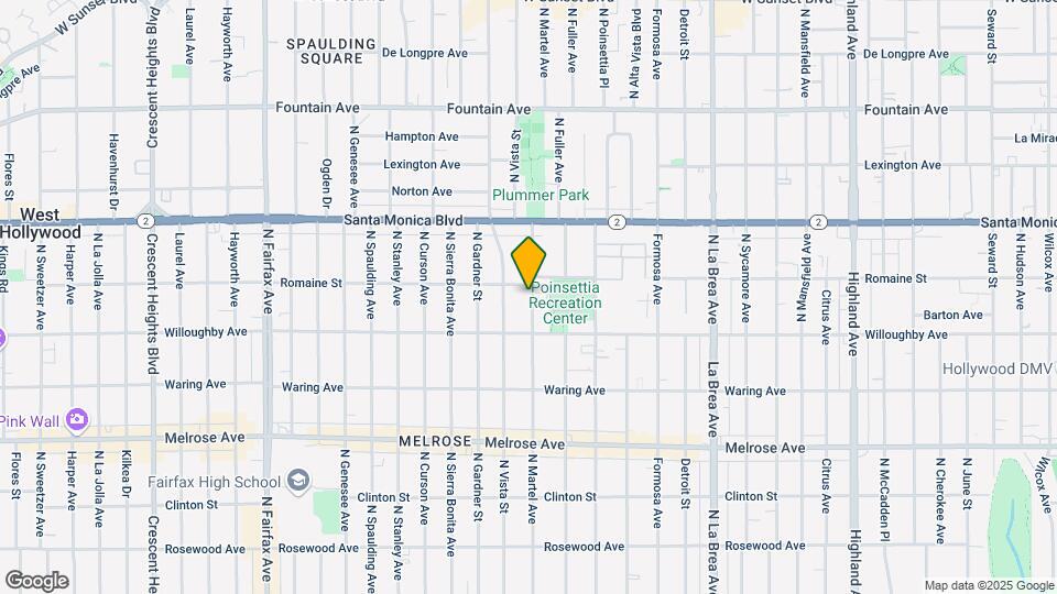 941 N Martel Ave Mapa y Detalles de la Ubicación