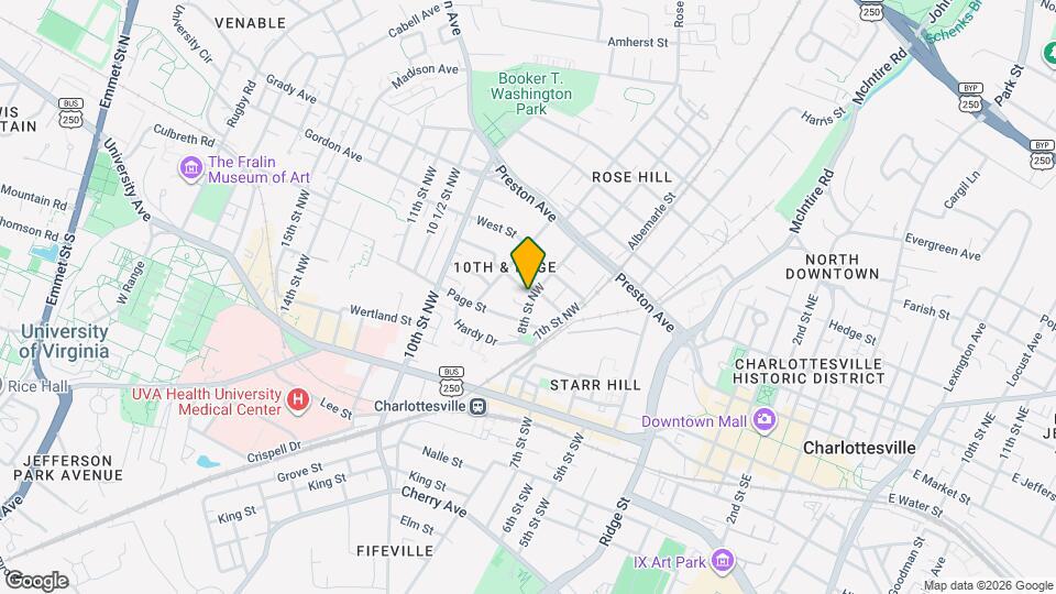 800 Anderson St Map and Location Details