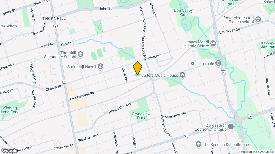 114 Glen Cameron Rd Map and Location Details