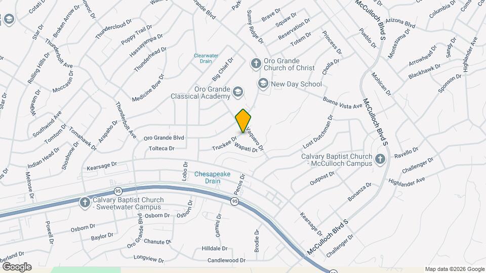 3490 Truckee Dr Map and Location Details