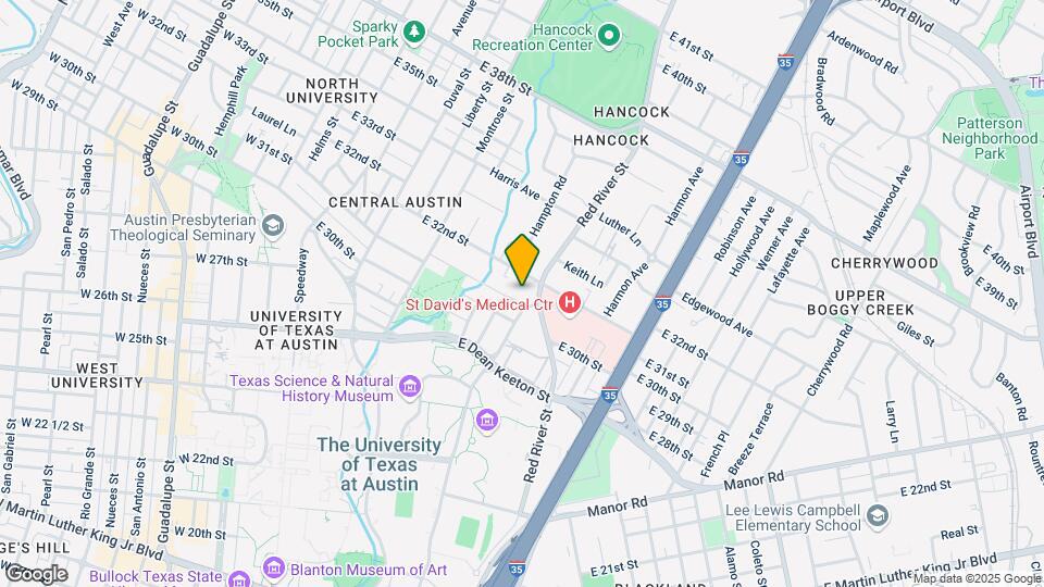 3110 Red River St Map and Location Details