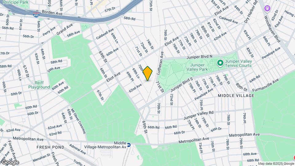69-88 62nd Ave-Unit -2nd Floor Map and Location Details