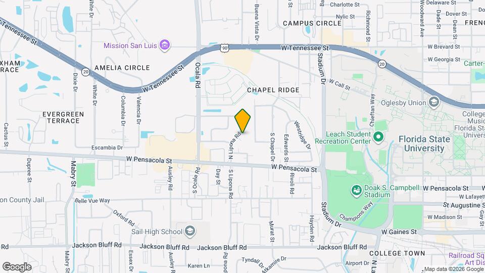 211 N Lipona Rd Map and Location Details